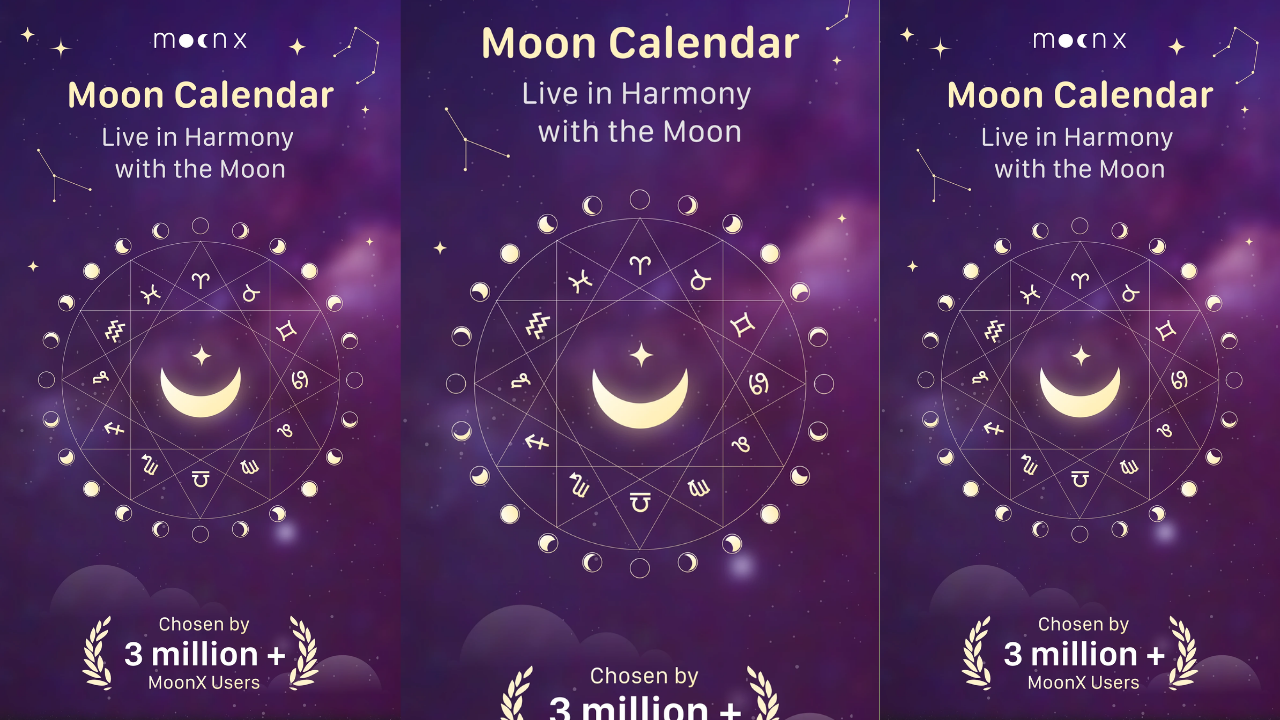Moon Phase Calendar - MoonX screenshot 1