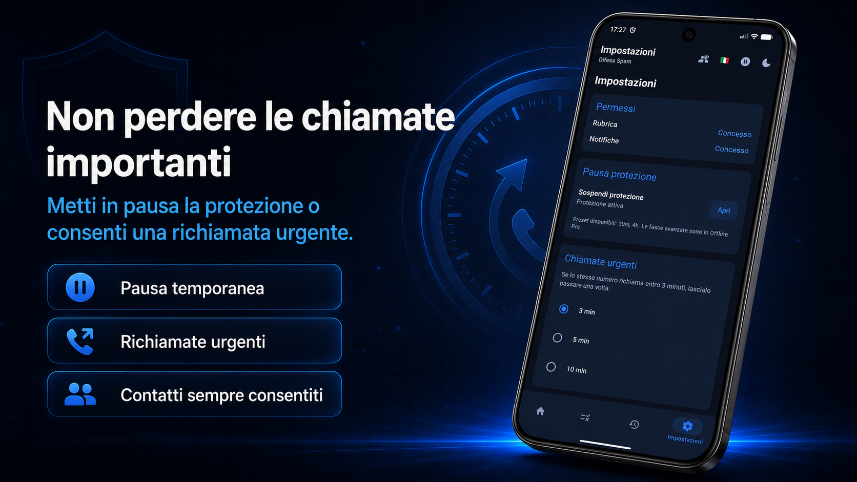 Difesa Spam: Call Blocker screenshot 4