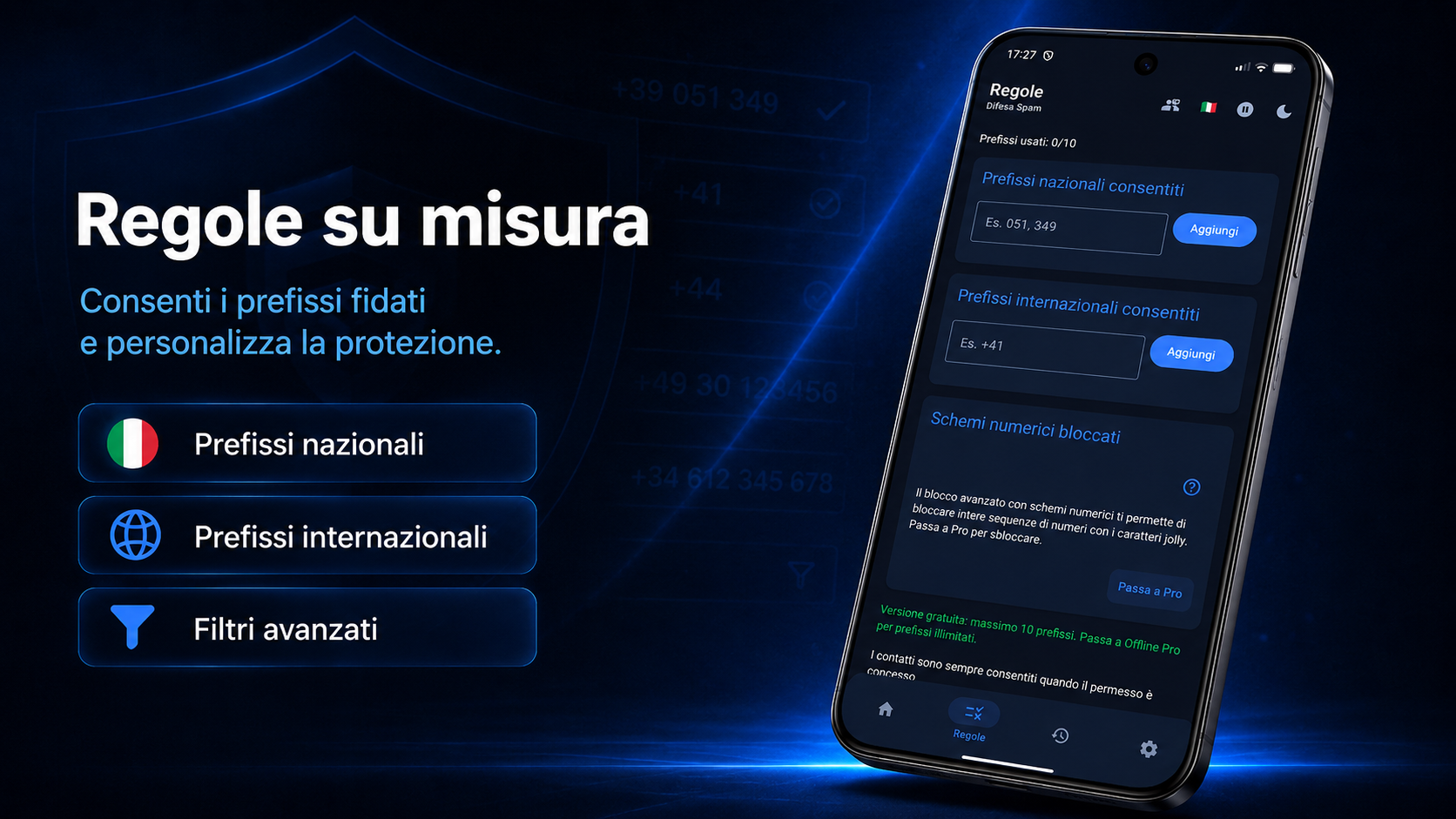 Difesa Spam: Call Blocker screenshot 2