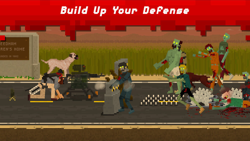 Another action-packed scene from They Are Coming - Zombie Defense, highlighting the zombie hordes.