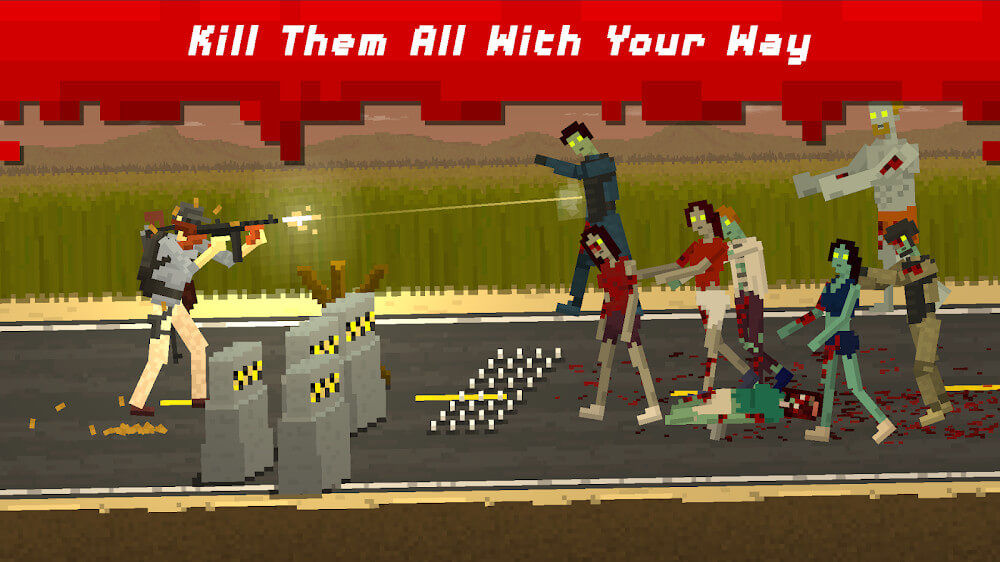 A glimpse of the strategic defense setup in They Are Coming - Zombie Defense.