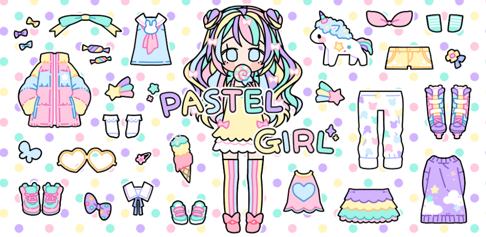 Pastel Girl: Dress Up Game screenshot 1