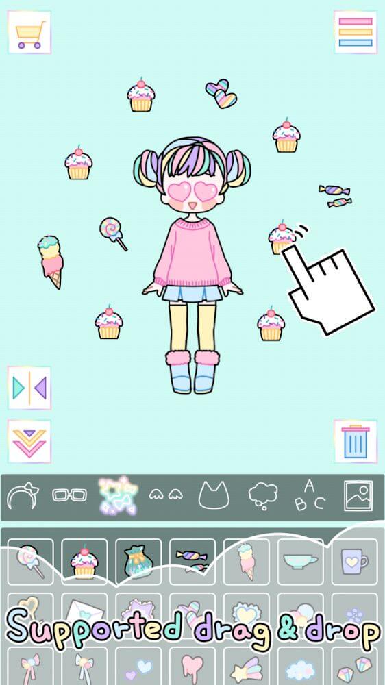 Pastel Girl: Dress Up Game screenshot 4
