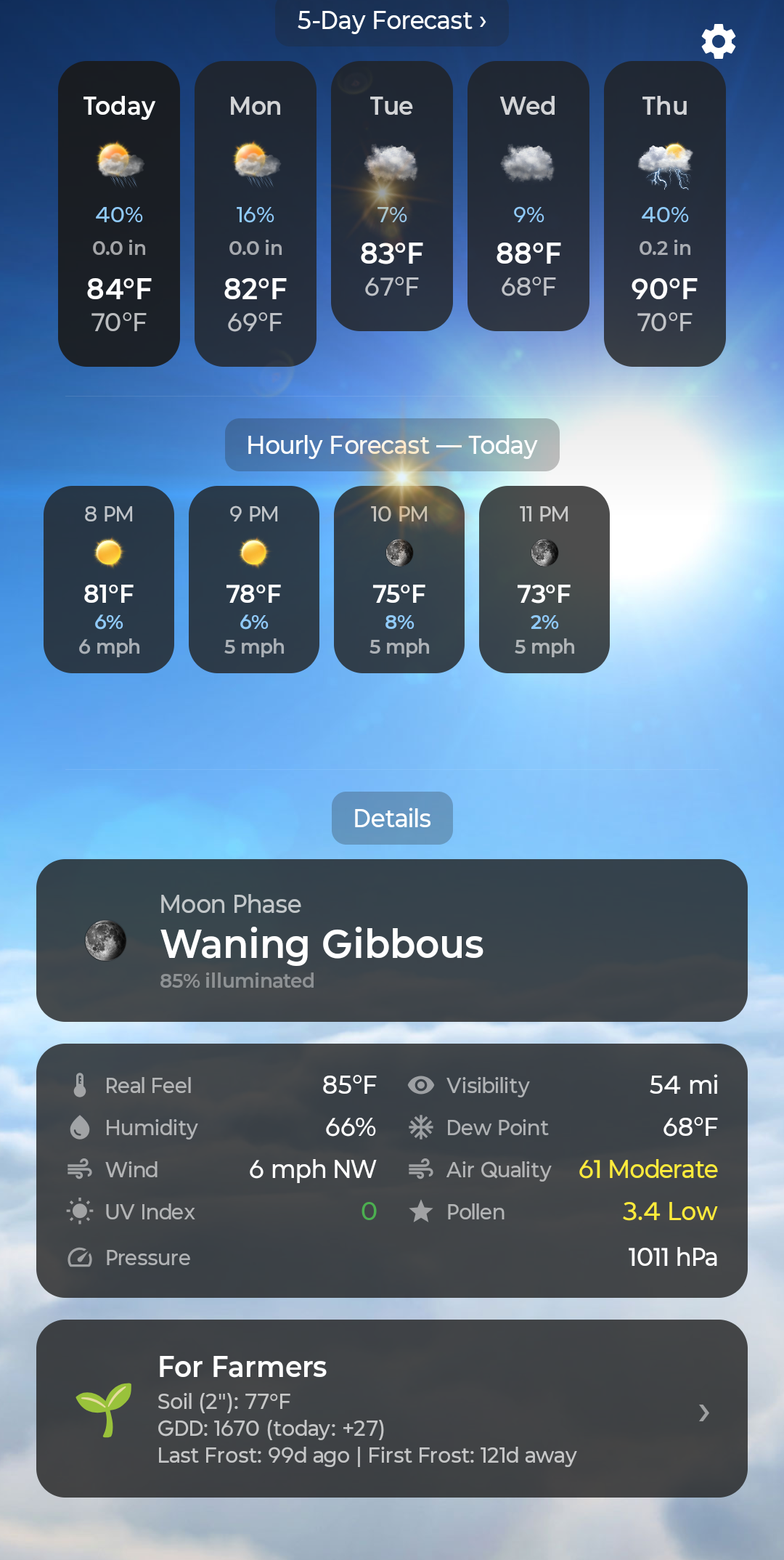 Sense Weather + Flip Clock screenshot 4
