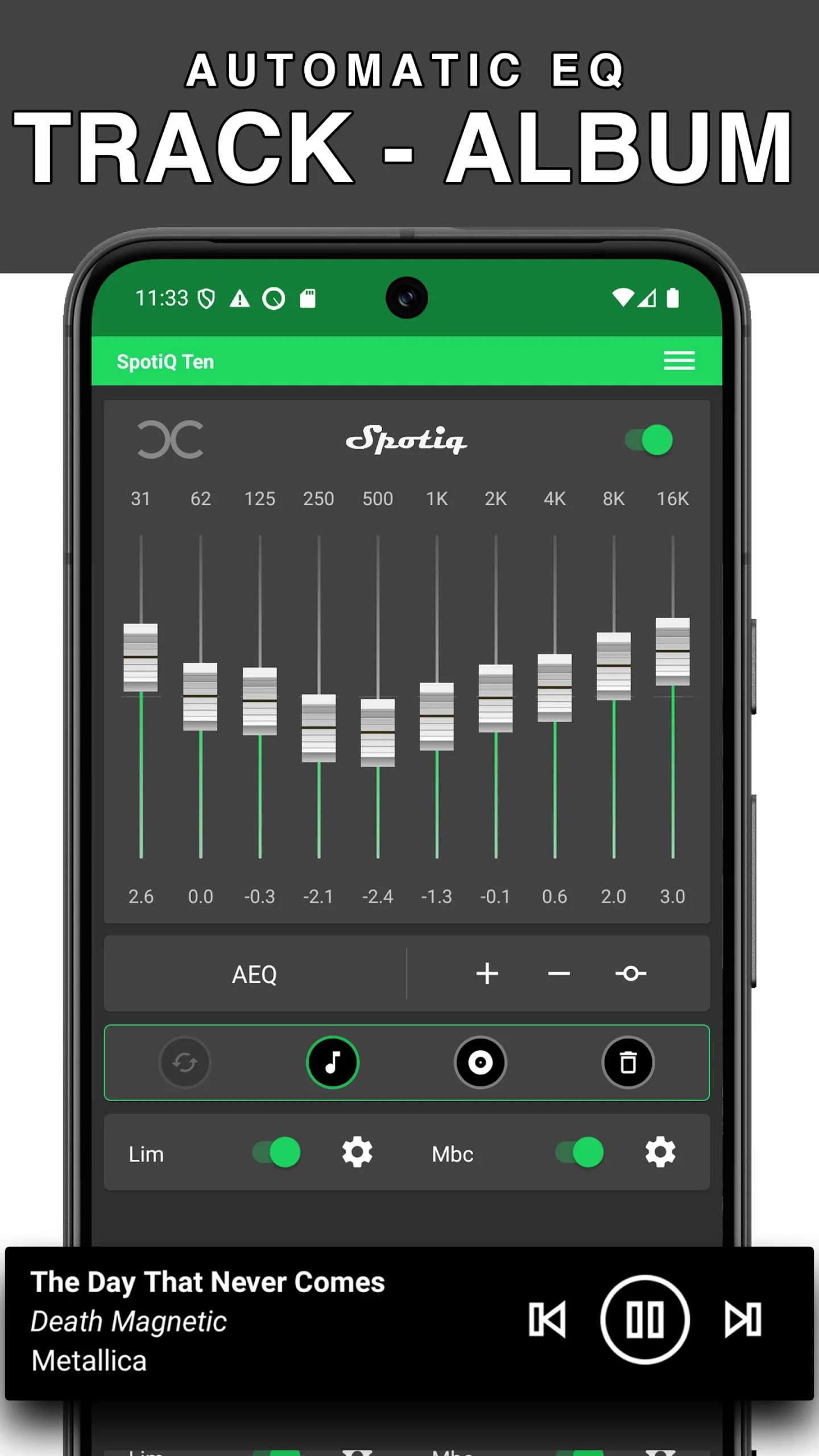 Bass Booster Equalizer SpotiQ screenshot 3