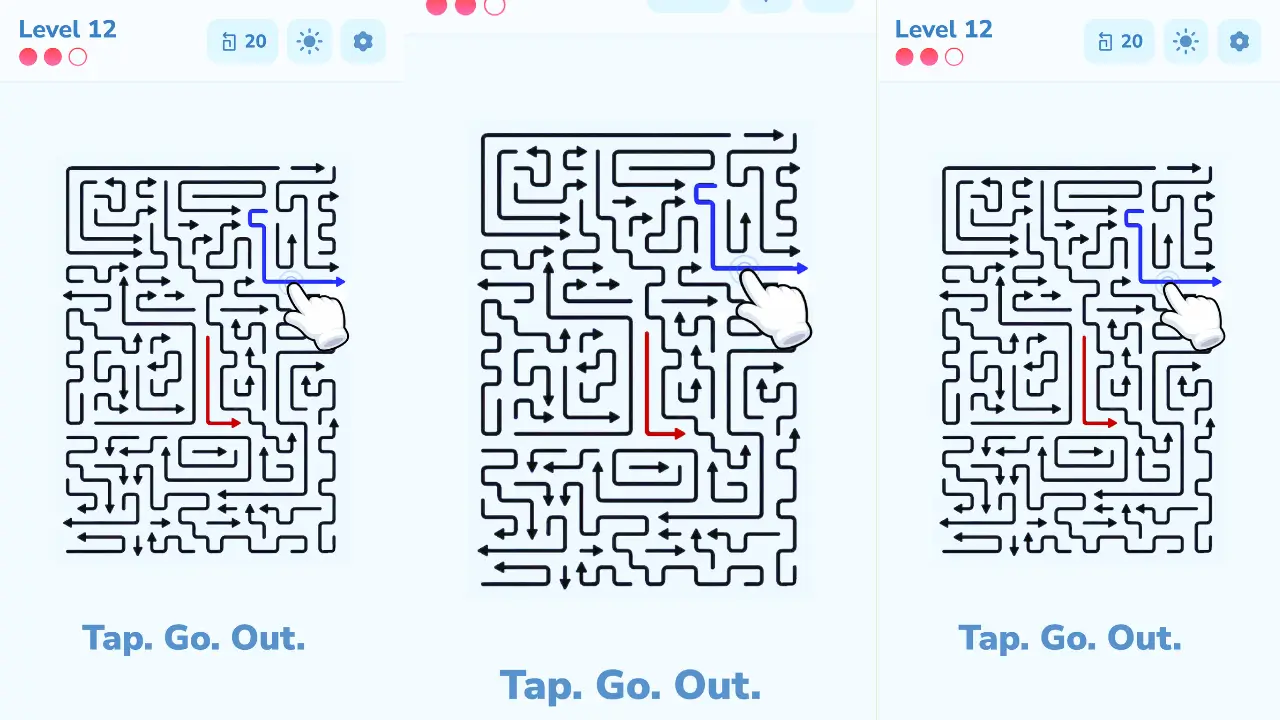 Arrow Puzzle Game - Shift Out screenshot 1