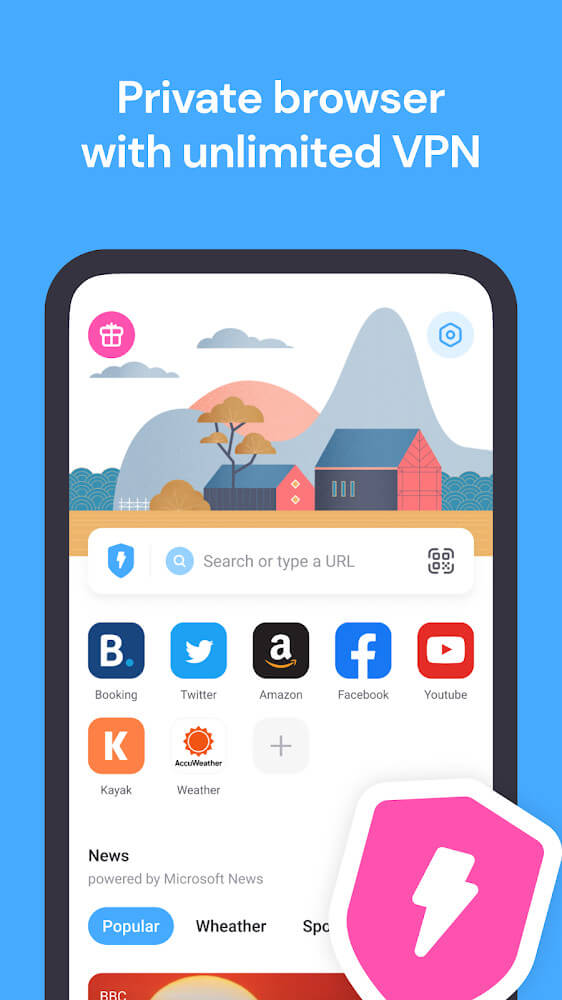 Aloha Browser Turbo screenshot 2