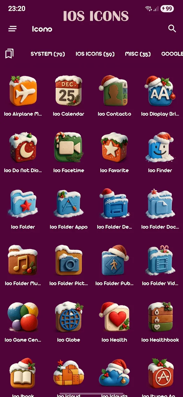 Christmas Fun Icon Pack screenshot 4