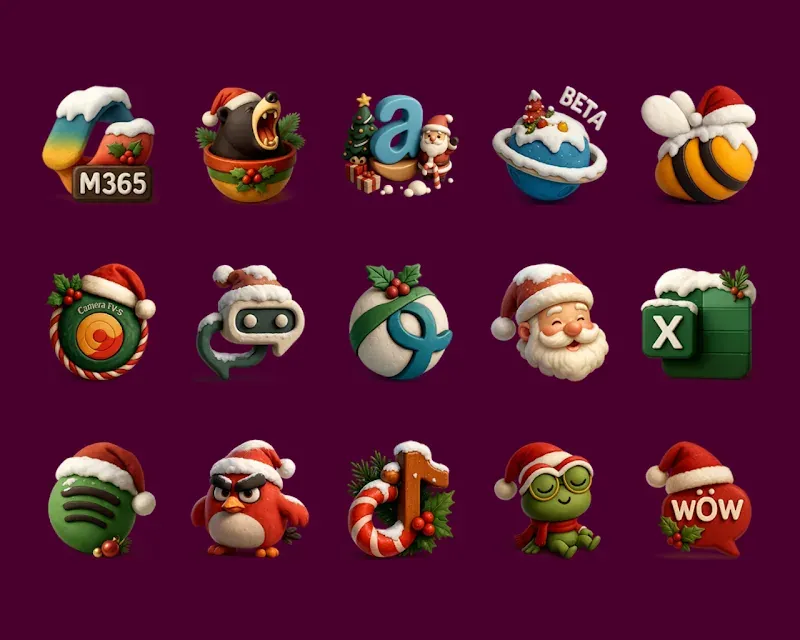 Christmas Fun Icon Pack screenshot 2