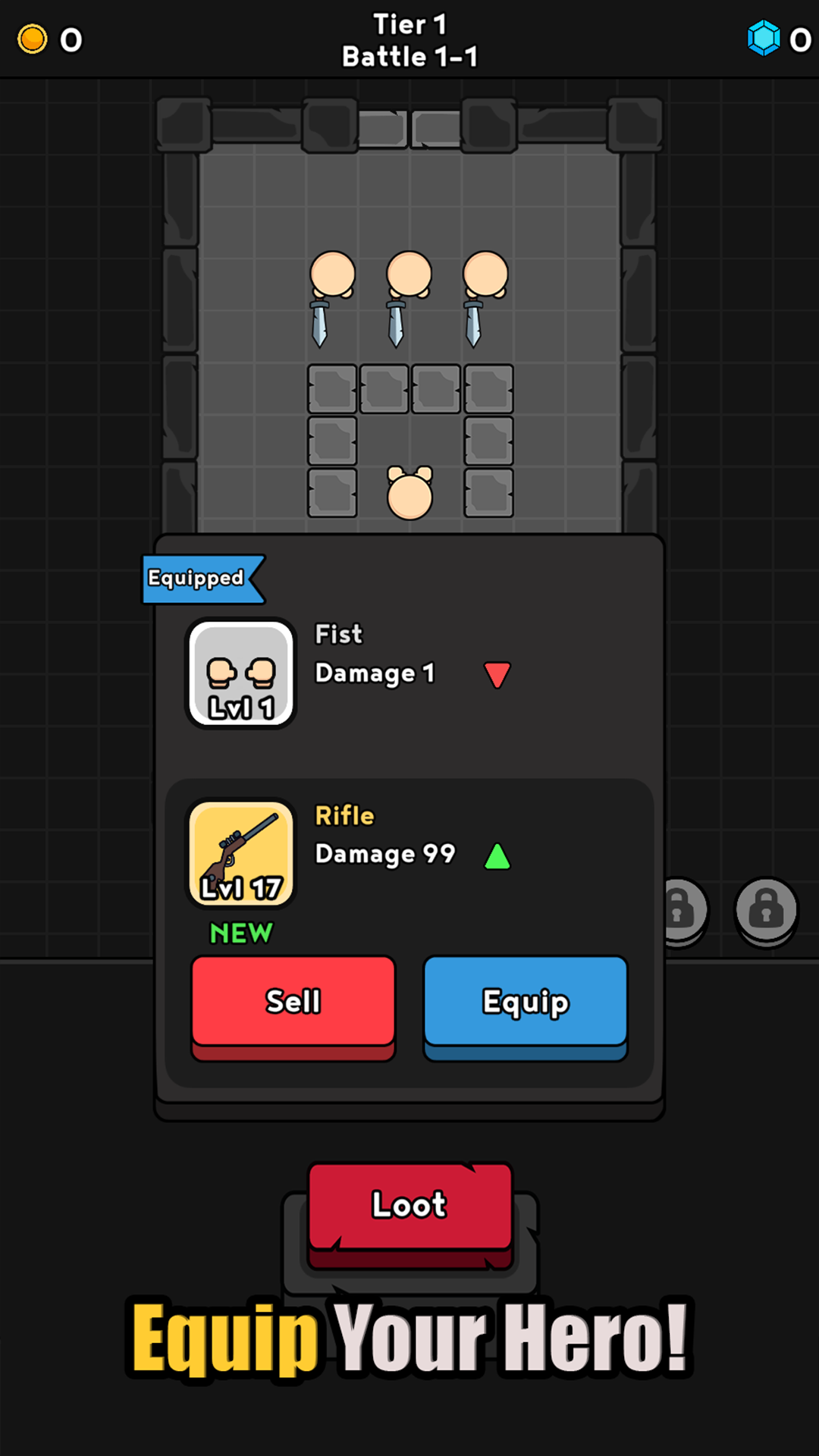 Dungeon Rush gameplay preview 1