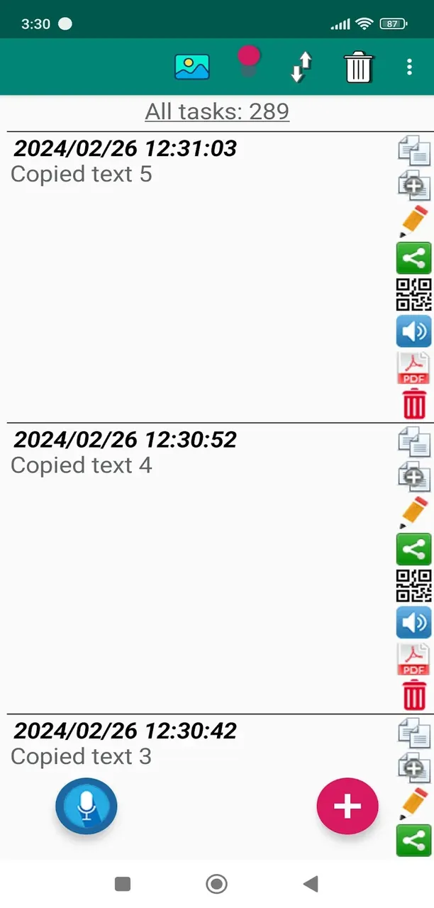 Clipboard CopyPaster Pro screenshot 2