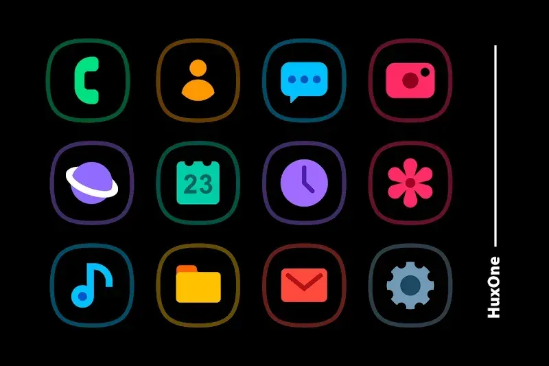 HuxOne Dark - Icon Pack screenshot 6