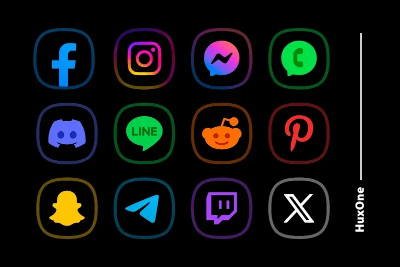 HuxOne Dark - Icon Pack screenshot 4
