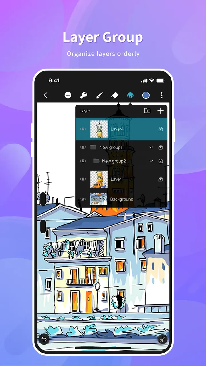 HiPaint Sketch Draw screenshot 3