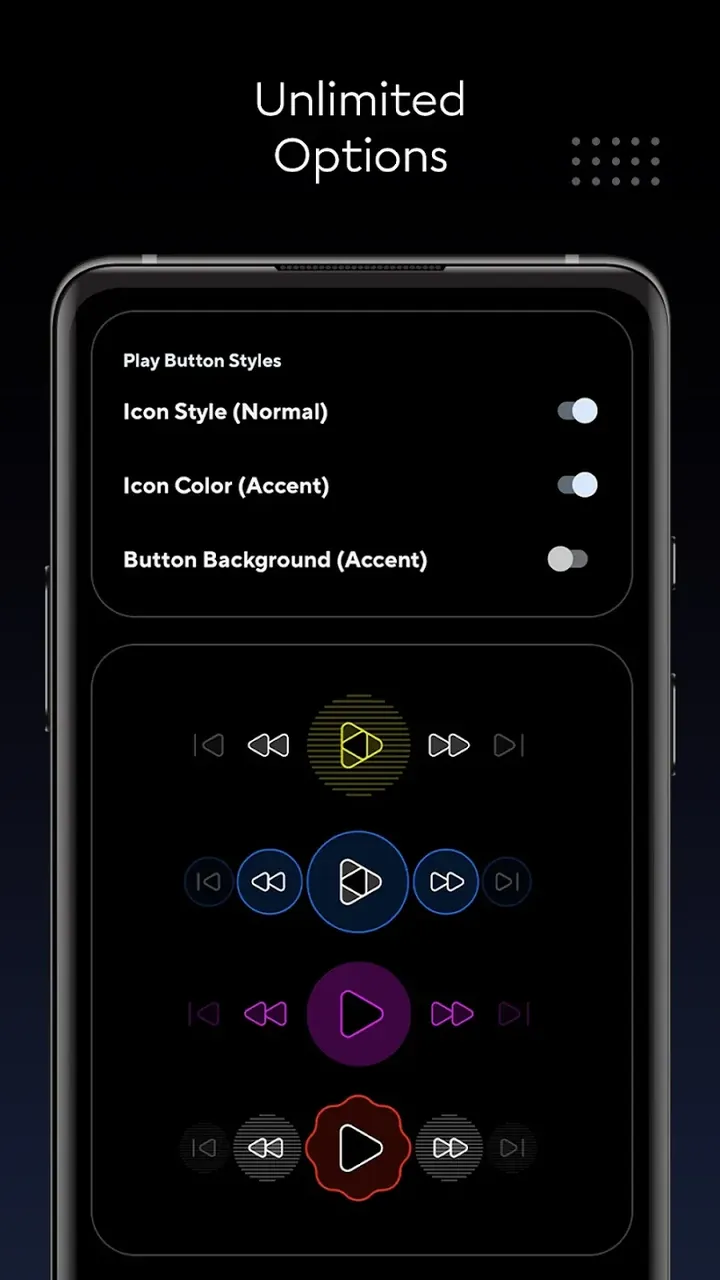 Dais Dark - Poweramp v3 Skin screenshot 6