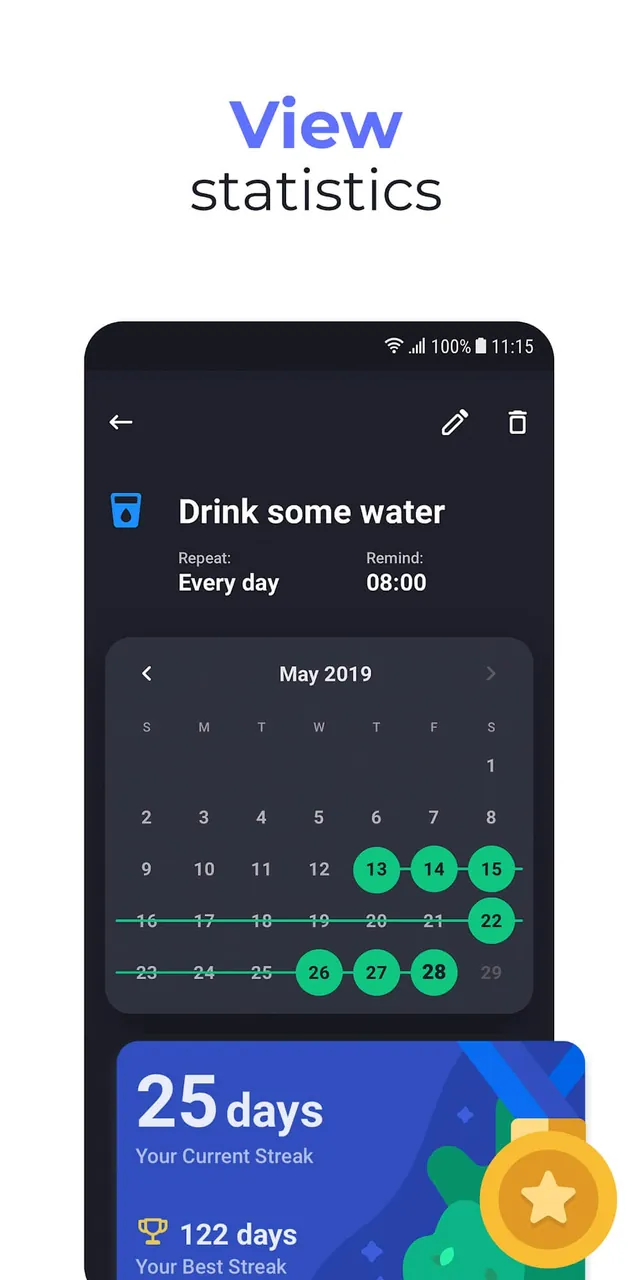 Productive Habit Tracker screenshot 5