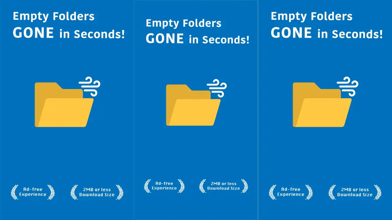 Empty Folder Cleaner screenshot 1