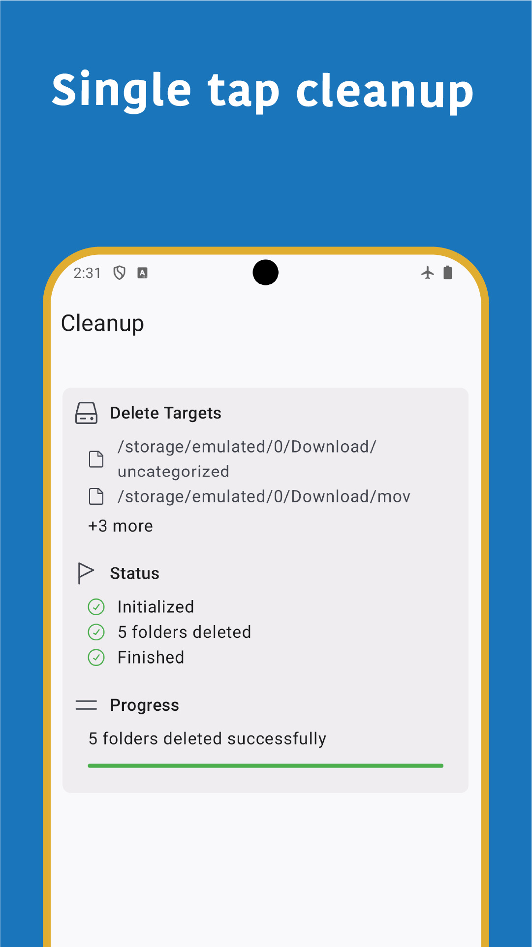 Empty Folder Cleaner screenshot 2