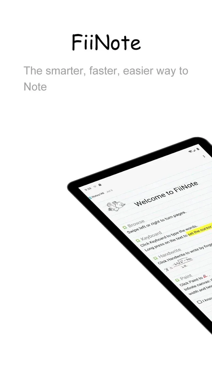 FiiNote screenshot 2