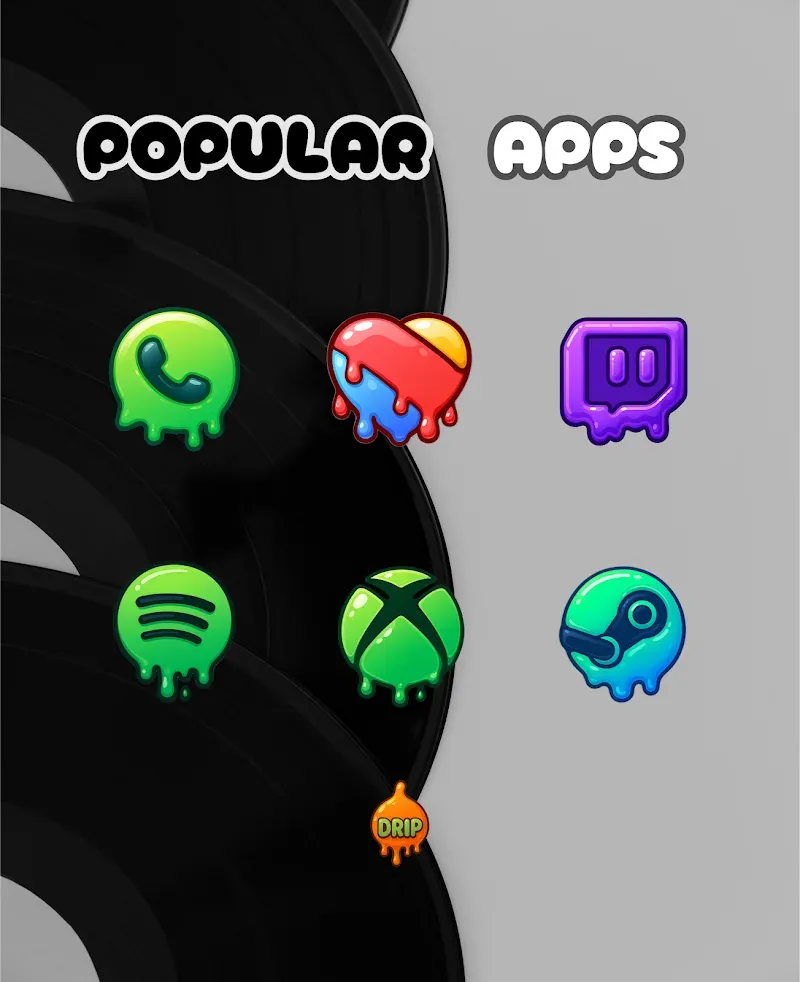 Drip Icon Pack screenshot 6