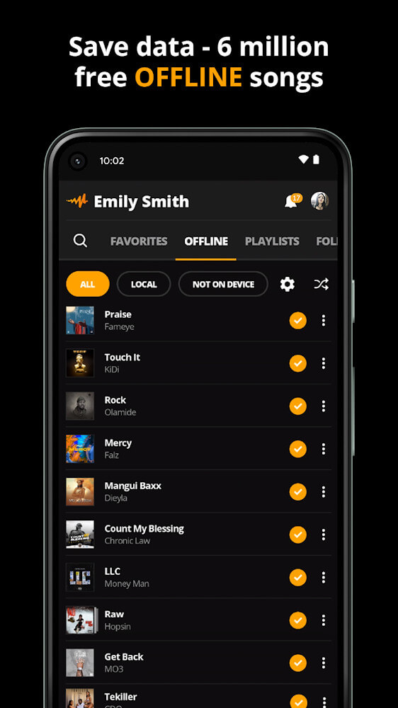 Audiomack screenshot 3