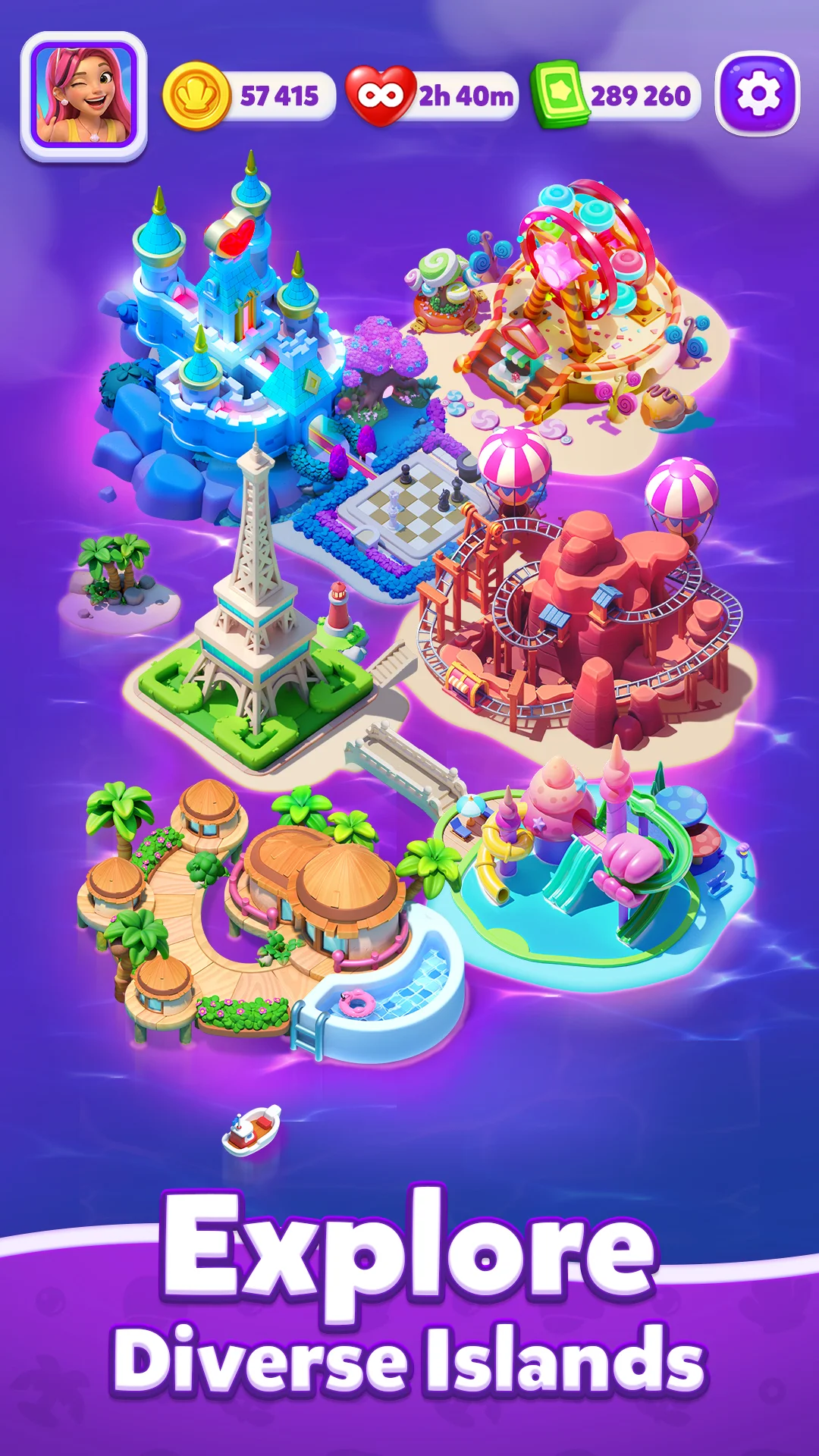 Pop Island: Match & Build screenshot 3