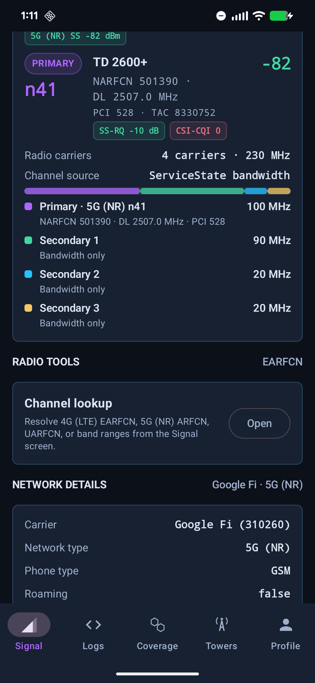 LTE Discovery screenshot 4