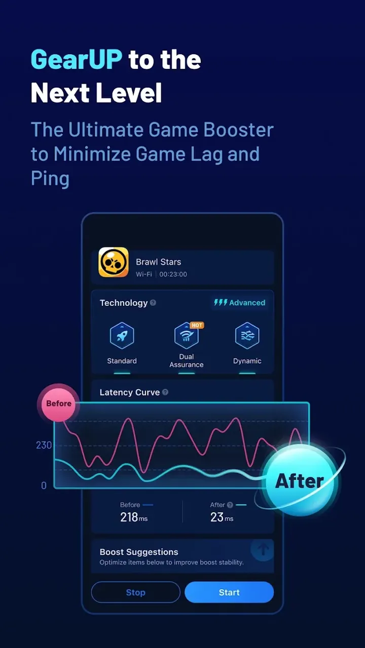 GearUP Booster screenshot 2