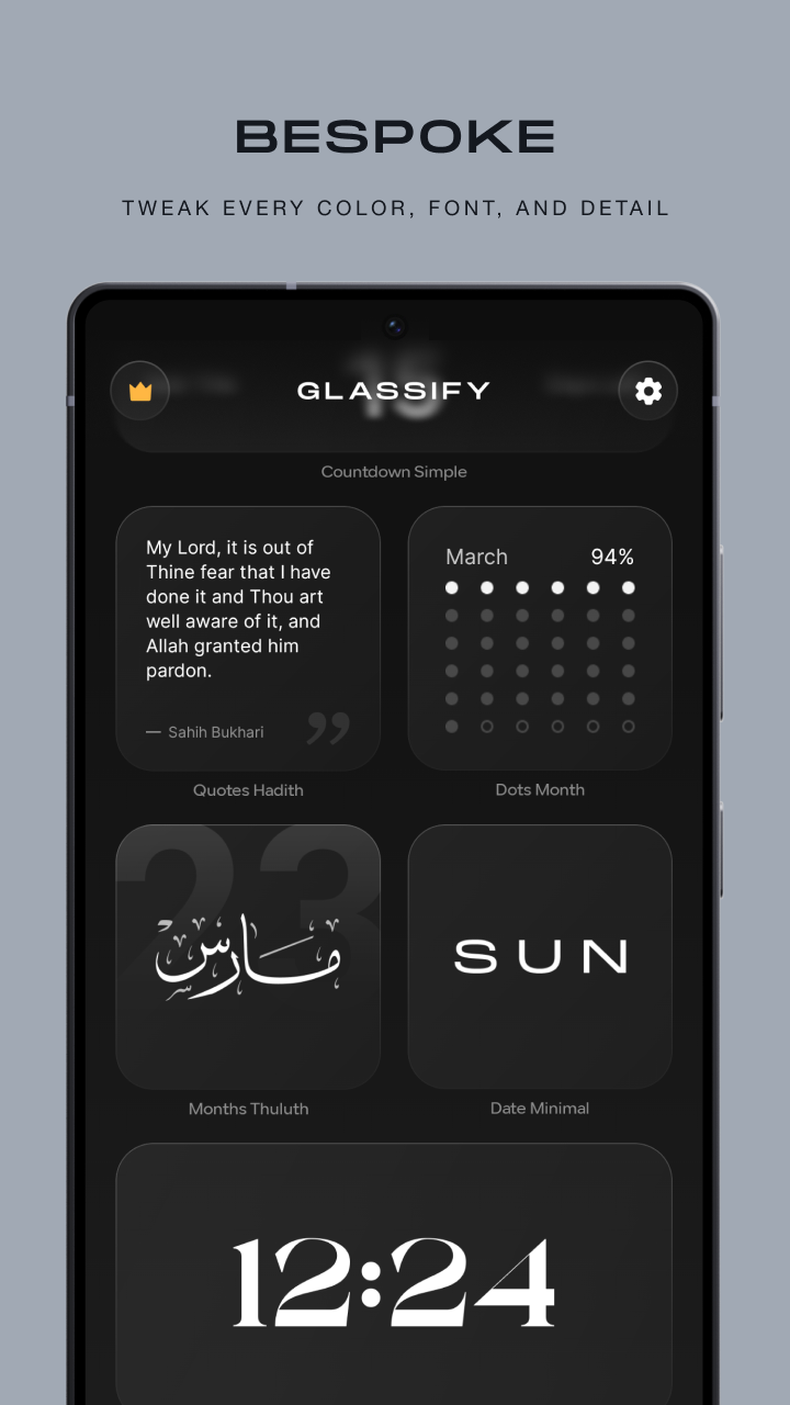 Glassify - Widgets & Themes screenshot 4