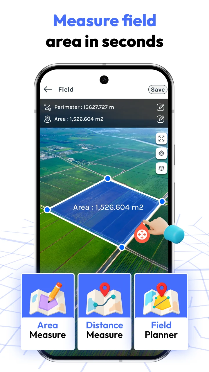 FieldCalc - GPS Area Measure screenshot 5