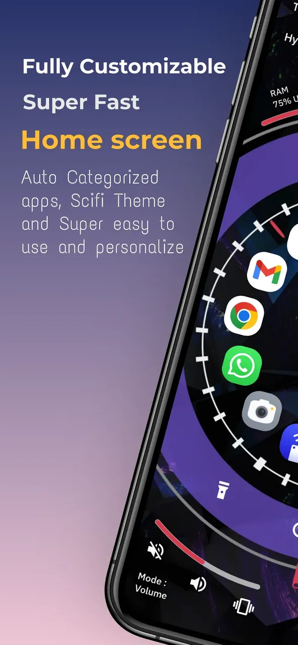 Orbit Launcher - Scifi Theme screenshot 3