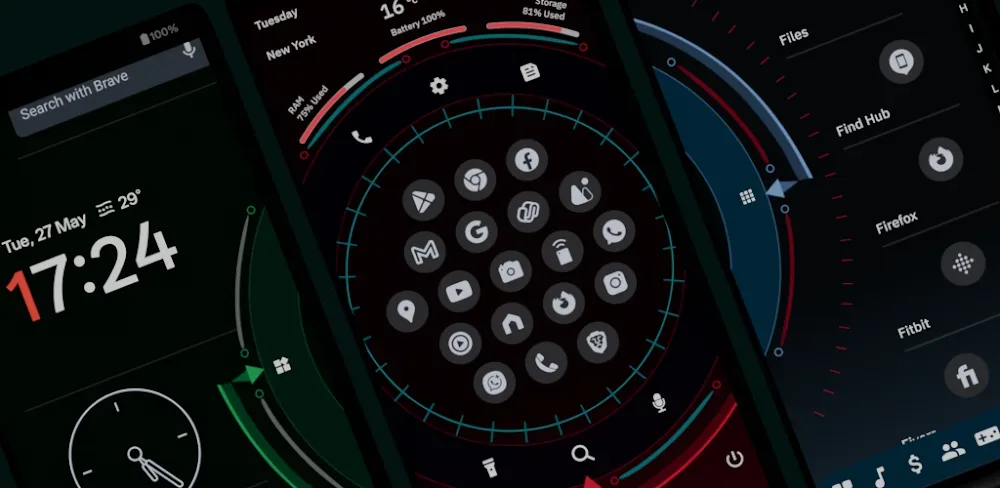 Orbit Launcher - Scifi Theme screenshot 1