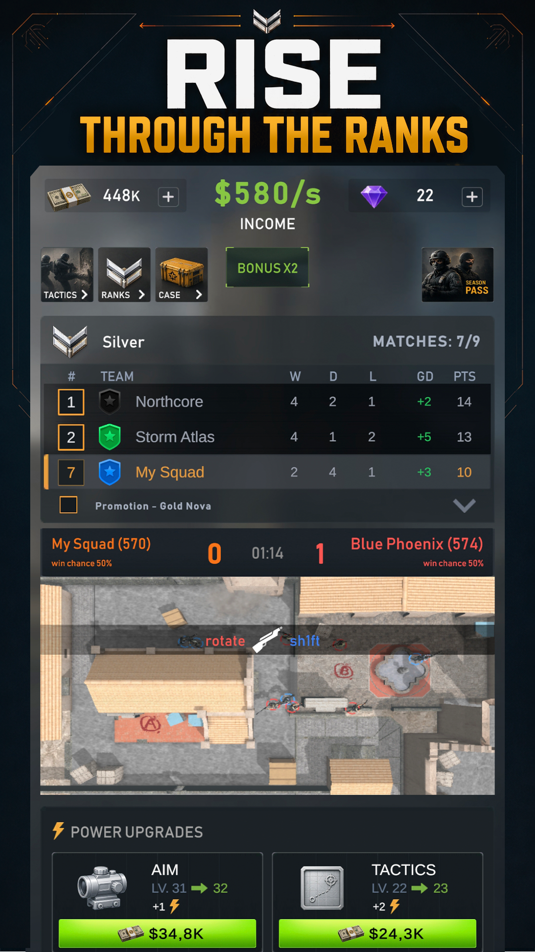 Cyber Strike Manager Idle screenshot 2