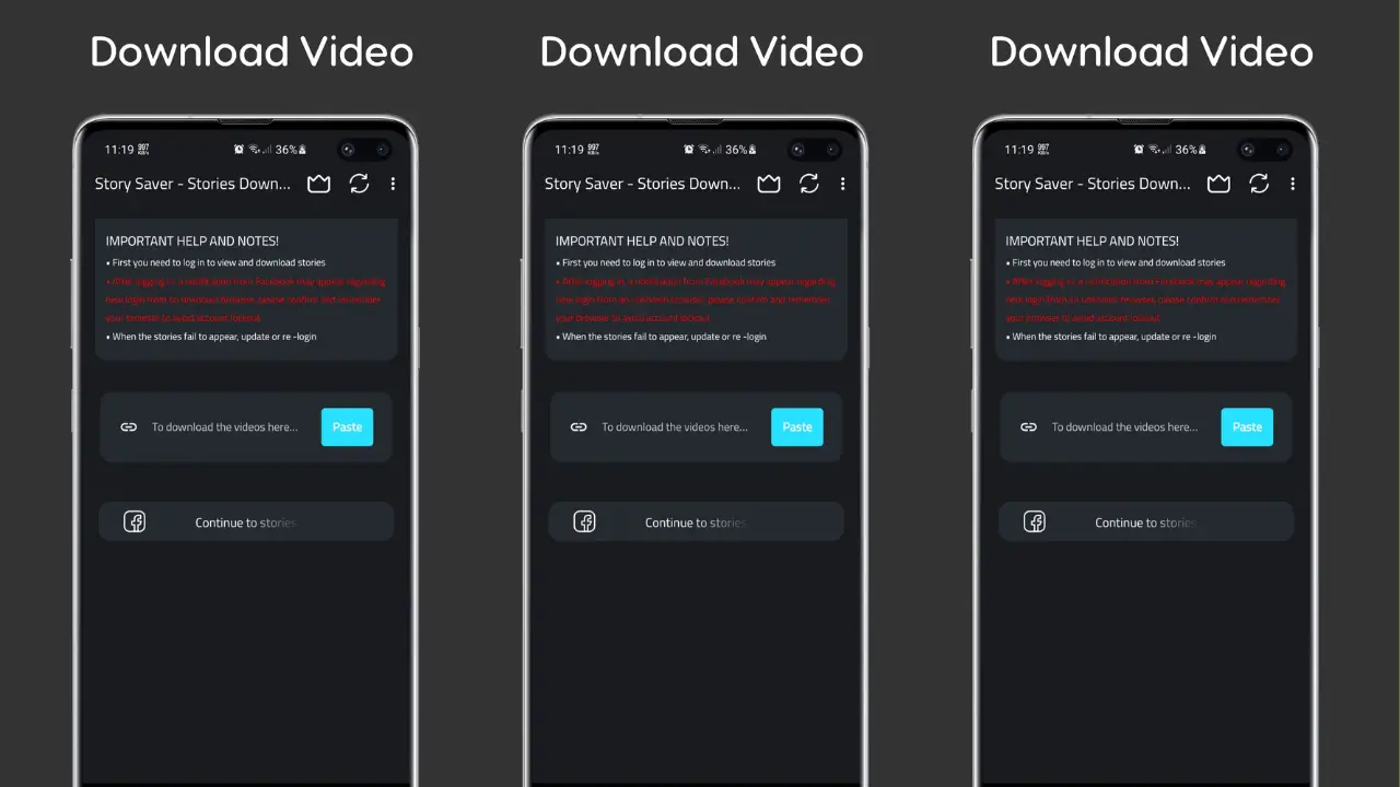 Story Saver - Stories Download screenshot 1
