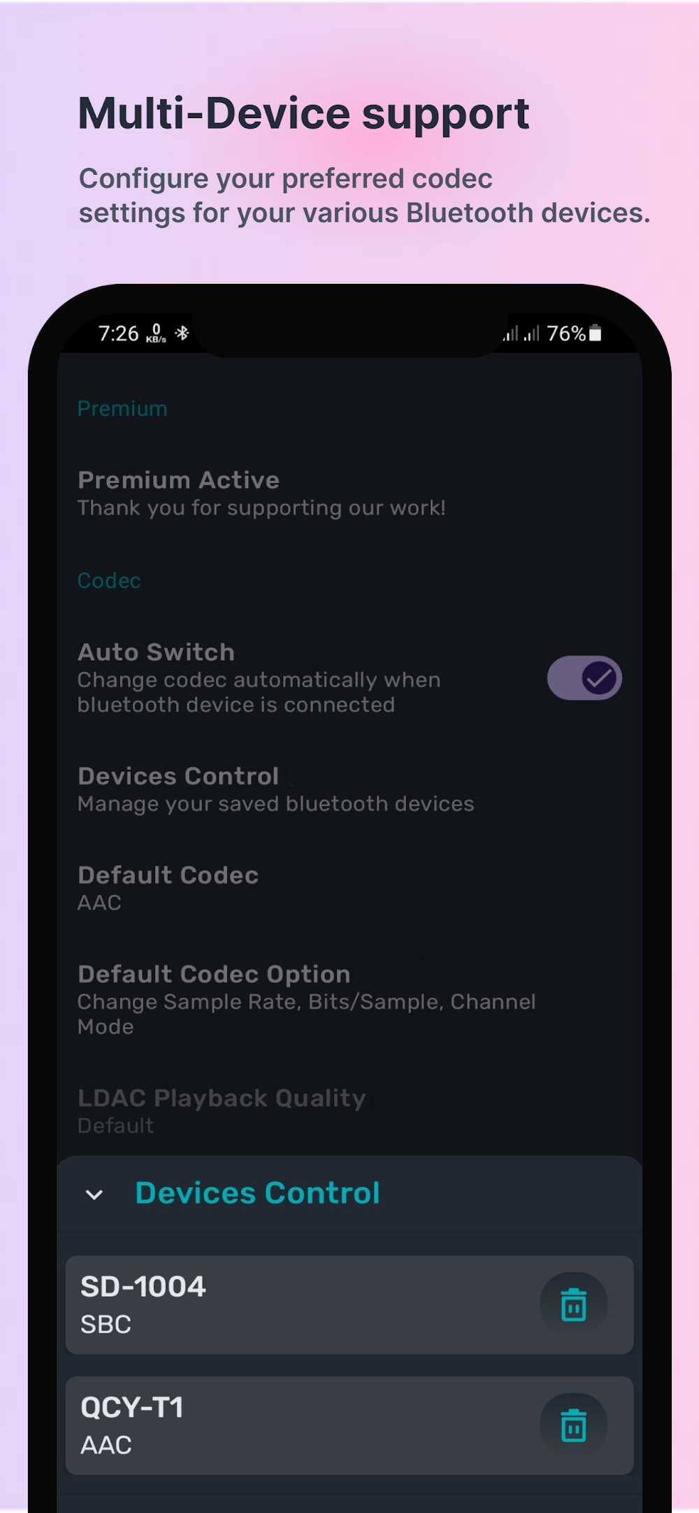 Bluetooth Codec Changer screenshot 4