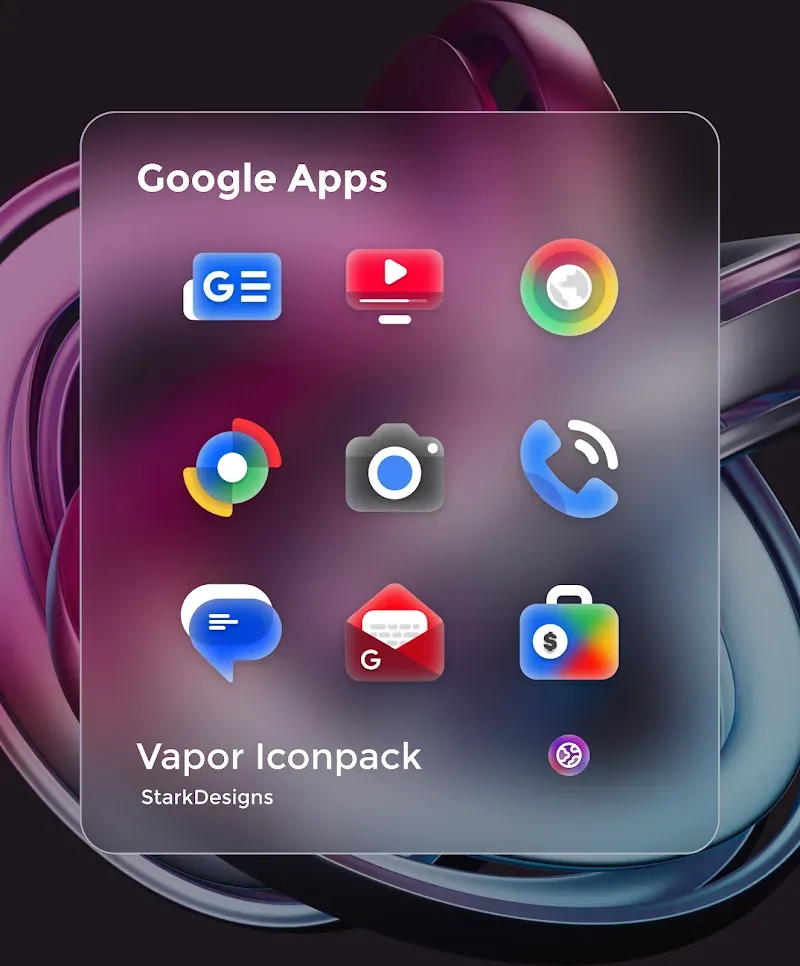 Vapor Iconpack screenshot 3
