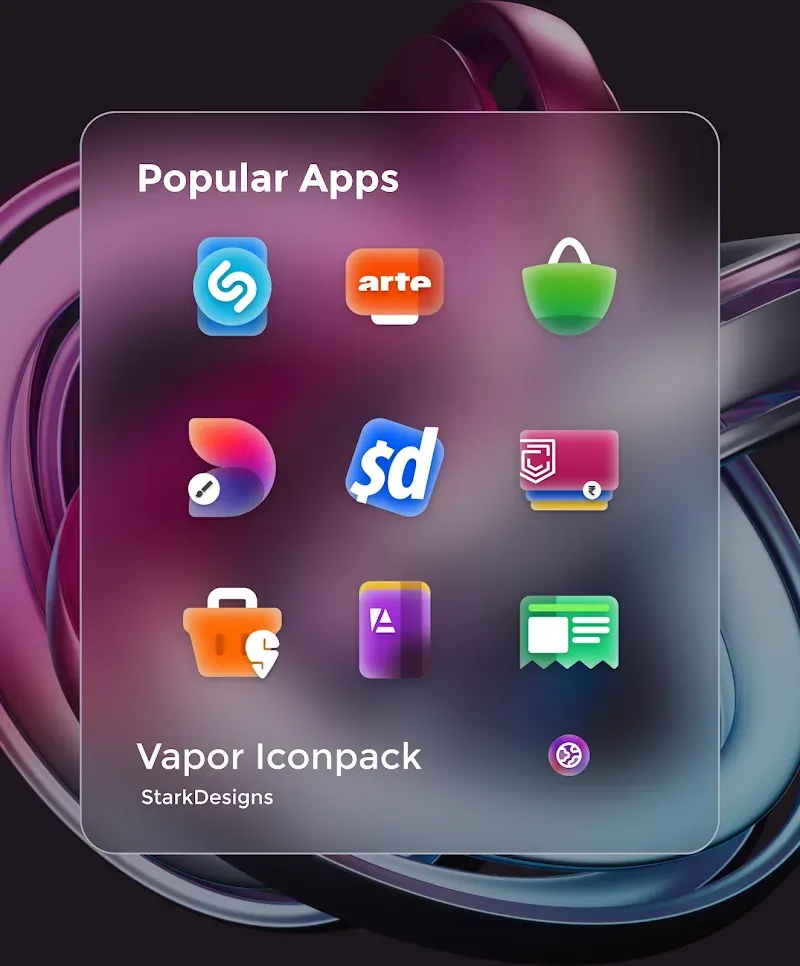 Vapor Iconpack screenshot 6