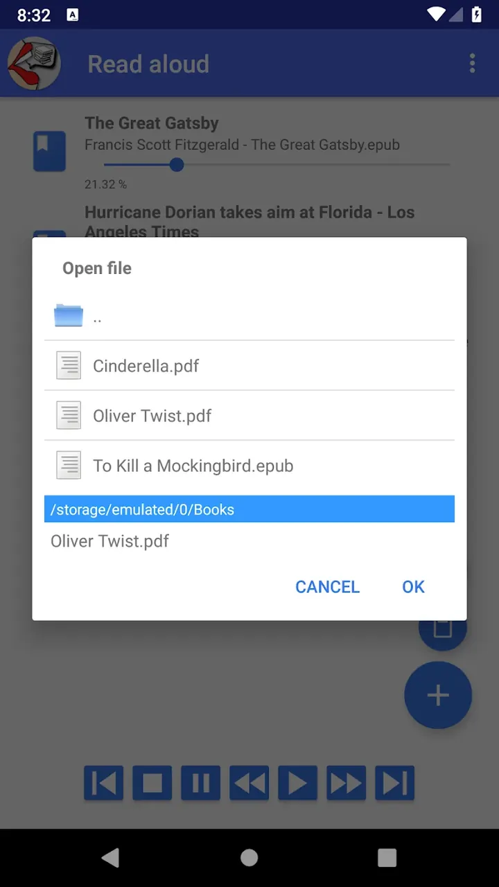 Voice Reader reads texts aloud screenshot 4