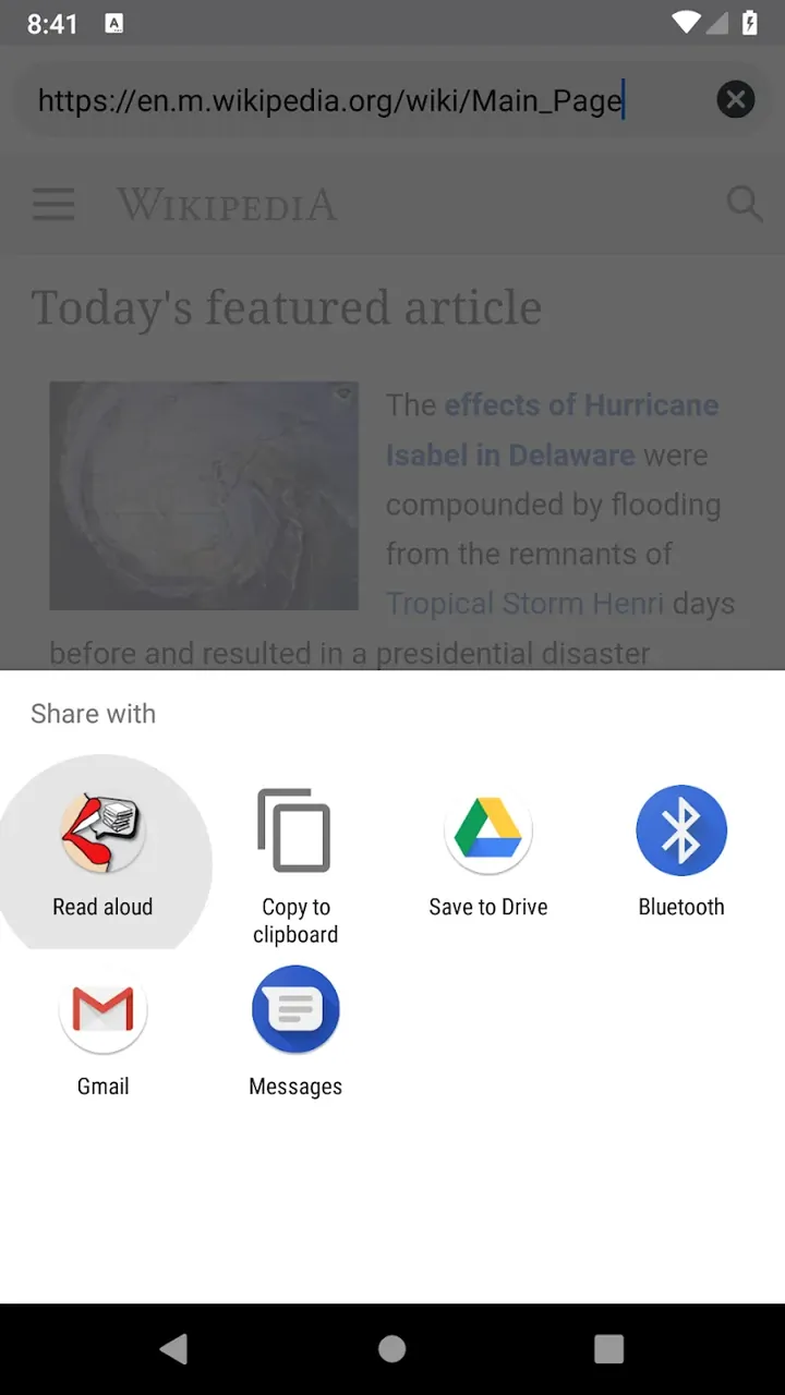 Voice Reader reads texts aloud screenshot 3