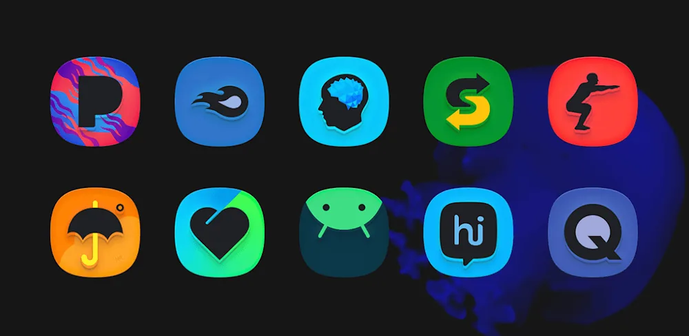 SuperBlack Icon Pack screenshot 1