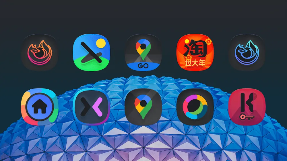 SuperBlack Icon Pack screenshot 5