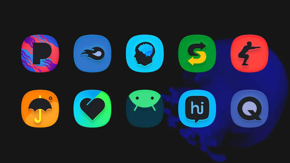 SuperBlack Icon Pack screenshot 2