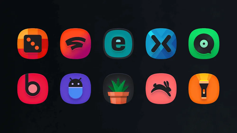 SuperBlack Icon Pack screenshot 3