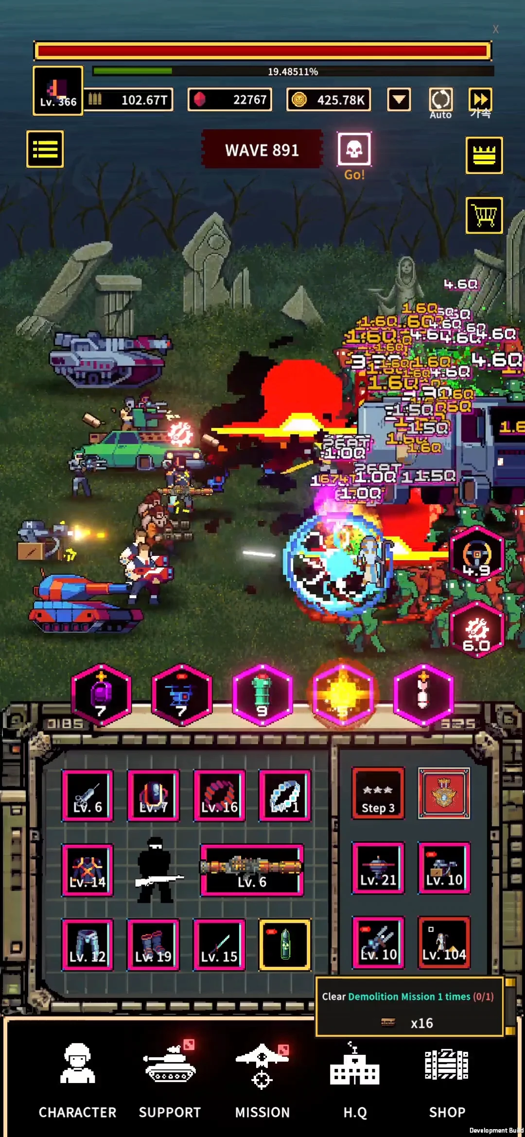 Pixel Army: Modern AFK RPG screenshot 2
