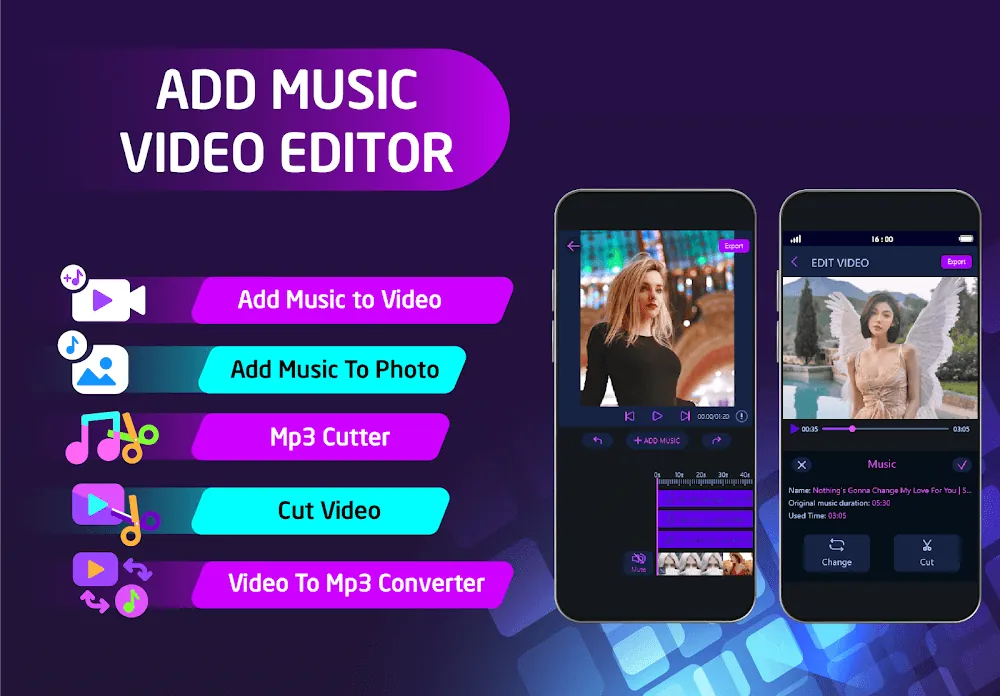 Add Music To Video Editor screenshot 2