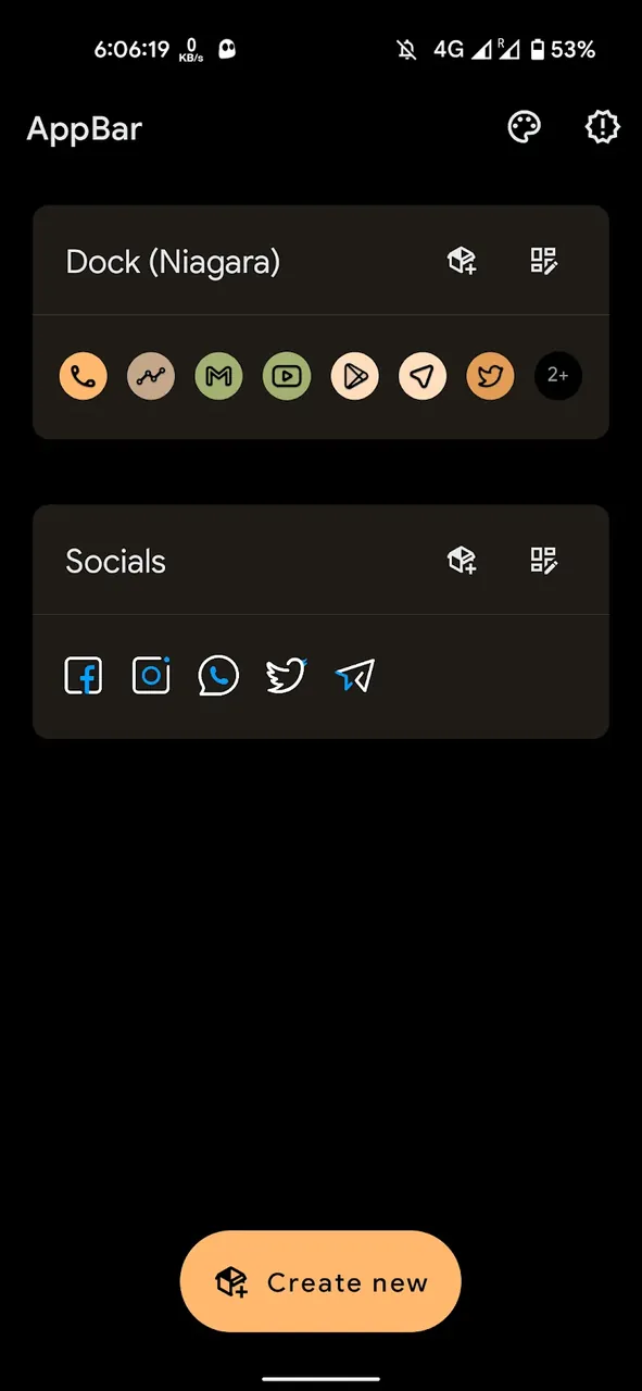 AppBar screenshot 2