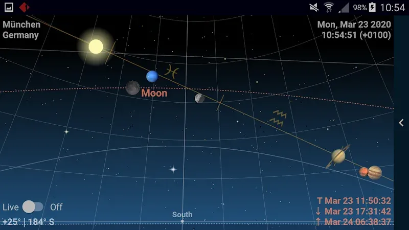 Astrolapp Live Sky Map screenshot 4