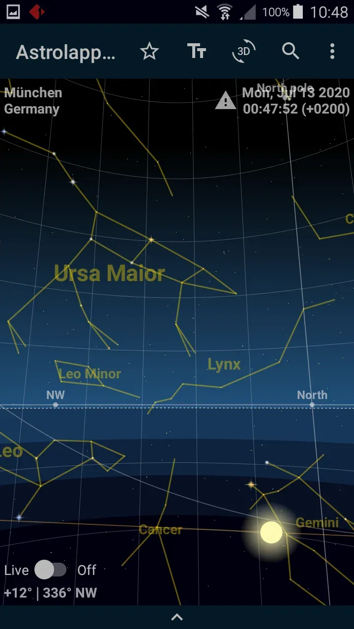 Astrolapp Live Sky Map screenshot 3