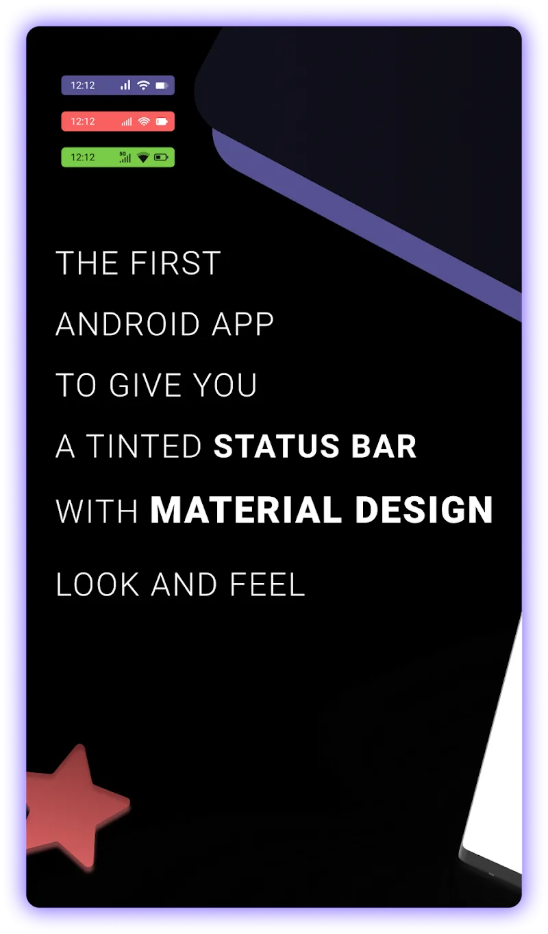 Material Status Bar screenshot 2