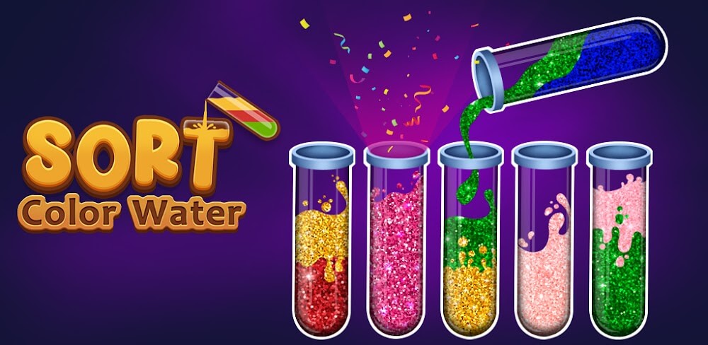 Color Water Sort Woody Puzzle screenshot 1